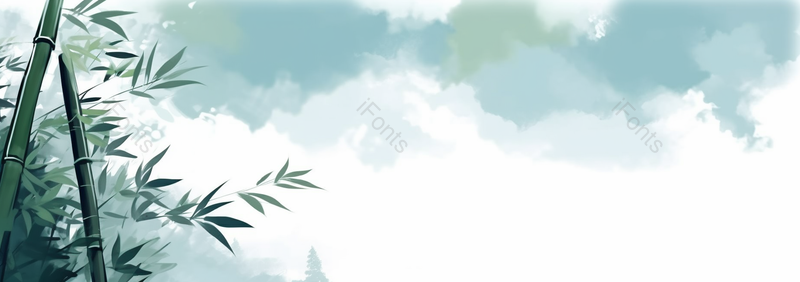 中国风古典复古水墨山竹国画,插画/手绘图,插画/手绘图库,插画/手绘图下载,插画/手绘